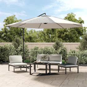 Cantilever Umbrella 137.8" Sand White