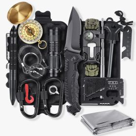 14in1 Outdoor Emergency Survival Gear Kit Camping Hiking Survival Gear Tools Kit Survival Gear And Equipment