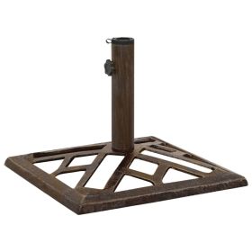 Umbrella Base Bronze 17.3"x17.3"x12.2" Cast Iron