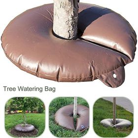 Ring Watering Tree Bag Irrigation Drought Prevention Watering Tree Water Bag (Option: Brown-15 Gallon 90CM)