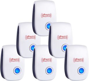 Ultrasonic Pest Repeller 6 Packs, the Newest Pest Repellent Electronic Indoor Plug in for Insects, Mosquitoes, Mice, Ants, Roaches, Spiders, Bugs (Type: 3PCS)