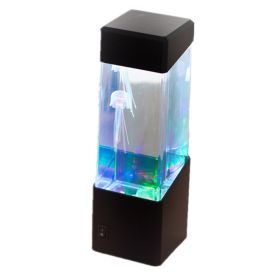 7 Color Aquarium Jellyfish Lamp Fantasy Jellyfish Lamp Relaxing Mood Jellyfish LED Night Light Remote Control Home Decor Gifts (Lampshade Color: Only 7color, Ships From: CN)