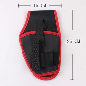 9 In 1 Nylon Fabric Tool Bag Electrician Instrument Hardware Storage Pouch Screwdriver Utility Kit Holder Tools Bag Waist Pocket (Color: Basic Bag, Ships From: China)